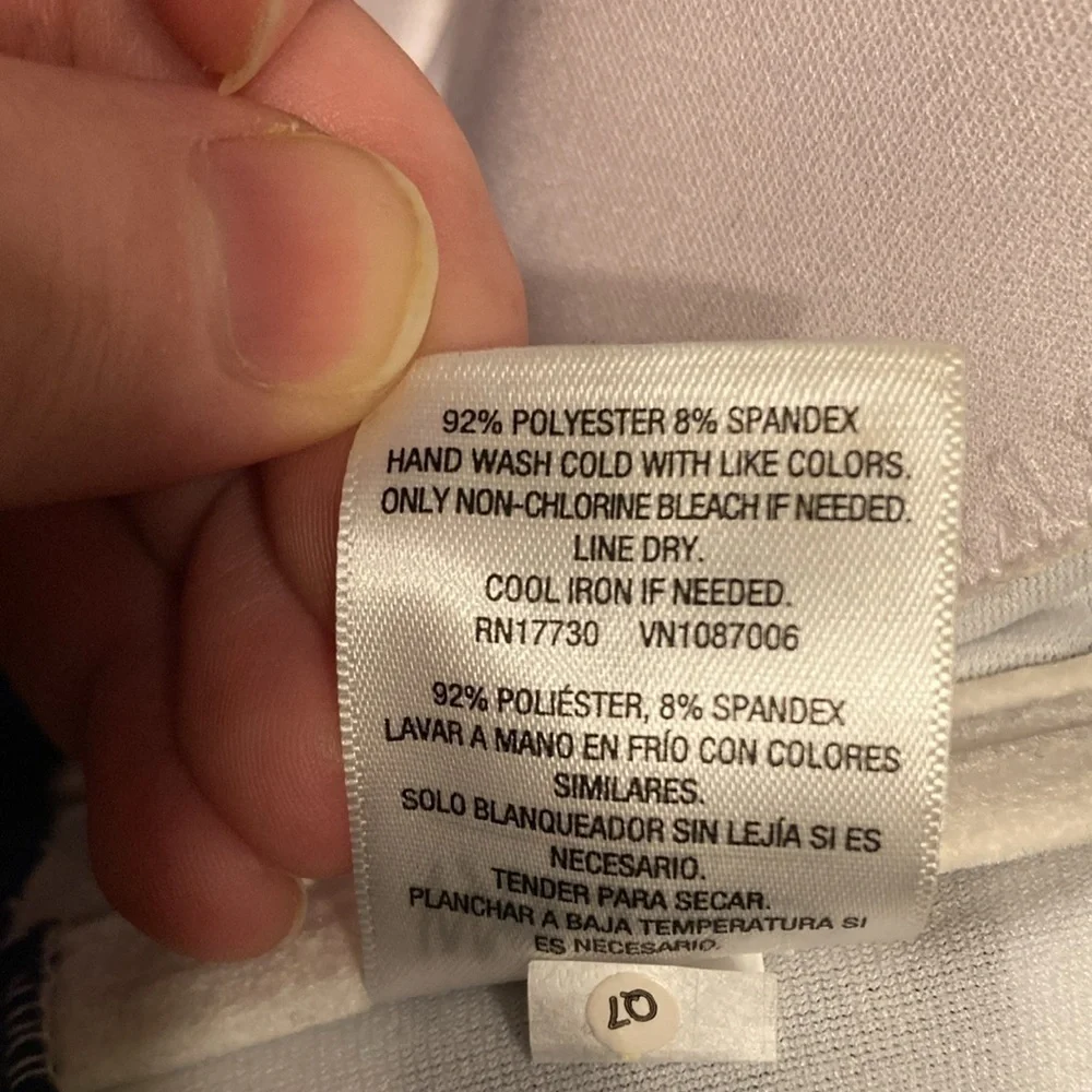 Wassivo women’s top  bikini size XS blue white in good condition